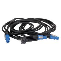 Showtec Schuko naar 3x powerCON splitkabel - thumbnail