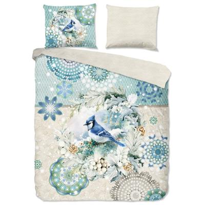 HIP Dekbedovertrek "mandala's en een vogel" - Multi - (240x200/220 cm) - Katoen Flanel