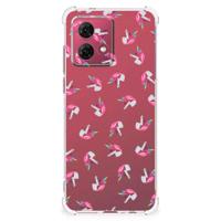 Doorzichtige Silicone Hoesje voor Motorola Moto G84 Unicorns - thumbnail