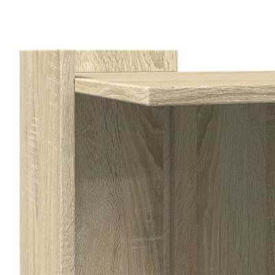 VidaXL Kattenbakkast 53x53x51 cm bewerkt hout sonoma eikenkleurig