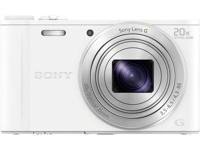 Sony Cyber-Shot DSC-WX350W Digitale camera 18.2 Mpix Zoom optisch: 20 x Wit Full-HD video-opname, WiFi - thumbnail