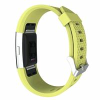 Fitbit Charge 2 siliconen bandje - Maat: Large - Groen - thumbnail