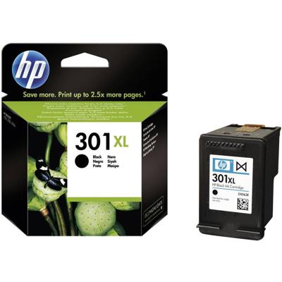 HP inktcartridge 301XL, 480 pagina's, OEM CH563EE, zwart HP inktcartridge 301XL, 480 pagina's, OEM CH563EE, zwart