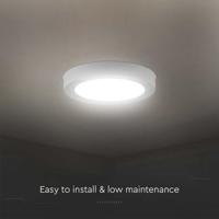 V-TAC 7879 LED-opbouwlamp Energielabel: F (A - G) 24 W Warmwit Wit - thumbnail