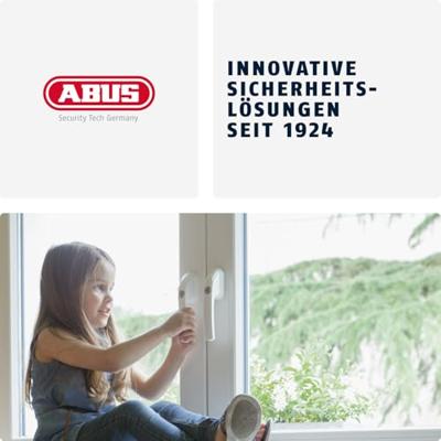 Handgreep - ABUS - FG300 W CL/DFNLI - Dubbele bescherming voor kunststof of aluminium ramen - Getest volgens DIN 18267