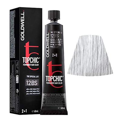 Goldwell Topchic Permanent Hair Color Haarverf 12BS Ultra Blonde Beige Silver 60ml