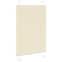 Pliss rolgordijn 100x100 cm stofbreedte 99,4cm polyester crme - thumbnail