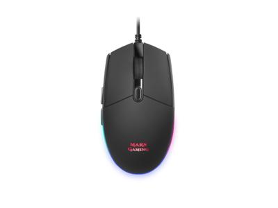 Toetsenbord met Gaming Muis Mars Gaming MCPTKLES 3200 dpi RGB Zwart Qwerty Spaans