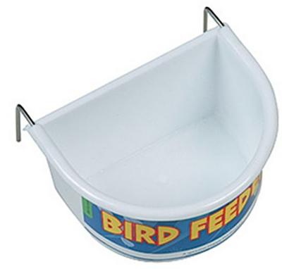 HAPPY PET VOERBAK HALF ROND SMALL 7,5X5,5X3,5 CM