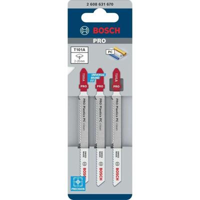 Bosch Accessoires Decoupeerzaagblad T101A Special Plexiglas | 3 stuks - 2608631670