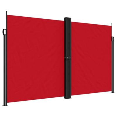 VidaXL Windscherm uittrekbaar 200x1000 cm rood VidaXL Windscherm uittrekbaar 200x1000 cm rood