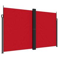 Windscherm uittrekbaar 200x600 cm rood - thumbnail