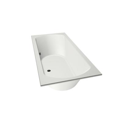 Xenz Lagoon Duobad - 190x90x53 - afvoer Midden - acryl - wit mat 6929-03