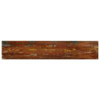 Tafelblad rechthoekig 180x20x2,5 cm massief gerecycled hout - thumbnail