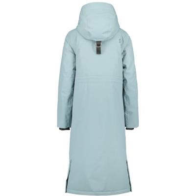 Didriksons Leya Long Parka Jas Dames Factory Blue 40