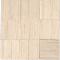 Creativ Company Houten blokken, afm 4x4x4 cm, 9 stuk/ 1 doos - thumbnail