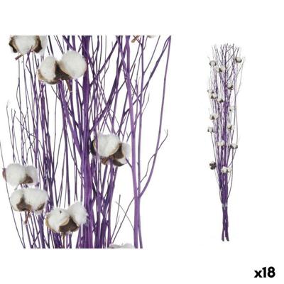 Boeketten Gift Decor Paars Lavendel Plantaardig Katoen 10 x 100 x 18 cm (18 Stuks)
