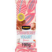 Jumbo Melkchocolade AardbeiYoghurt Smaak 190 g - thumbnail