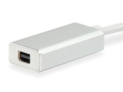 Equip USB C MALE TO MINI DP USB Type C Mini DisplayPort Wit kabeladapter/verloopstukje Equip USB C MALE TO MINI DP USB Type C Mini DisplayPort Wit kabeladapter/verloopstukje