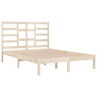 Bedframe zonder matras massief hout 140x200 cm - thumbnail