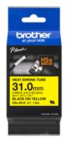 Brother HSE661E Tapekleur: Geel Tekstkleur: Zwart 31 mm 1.5 m - thumbnail
