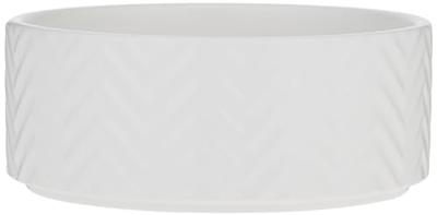 Voerbak voor honden Trixie T25024 Wit Ø 16 cm 900 ml