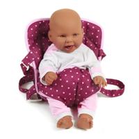 Poppen Draagzak - Dots Brombeere - thumbnail