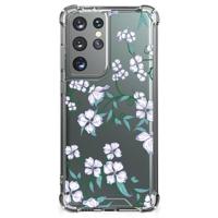 Samsung Galaxy S21 Ultra Uniek Case Blossom White - thumbnail