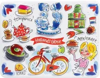 Blond Amsterdam theeblik rvs holland 25x15x6cm multi - thumbnail