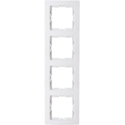 KOPP Paris HK05 4-voudig Afdekraam - Glanzend Wit - Modern Design