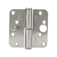 Paumelle rvs rhvh ls 89x89 geborst. - thumbnail