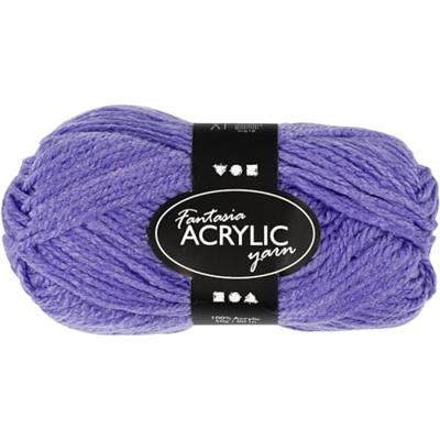 Creativ Company Acrylgaren neon - paars, 50gr