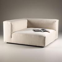 Nohr Hoekmodule 'Page' kleur Beige - thumbnail