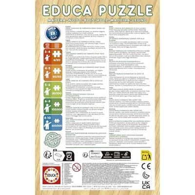 Set met 2 houten puzzels Disney® Animal Friends Leeuwenkoning + Het jungleboek EDUCA bunt Set met 2 houten puzzels Disney® Animal Friends Leeuwenkoning + Het jungleboek EDUCA bunt