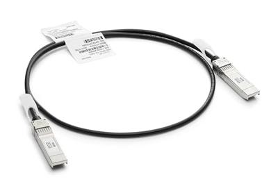 aruba R9D19A Glasvezel Optische vezel Aansluitkabel 1.00 m Zwart, Zilver [1x SFP+ - 1x SFP+]