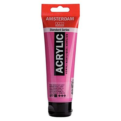 Royal Talens Amsterdam Acrylverf 120 ml - Permanentrood Violetlicht 577