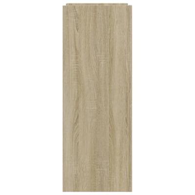 VidaXL Schoenenkast 52x37,5x100 cm bewerkt hout sonoma eikenkleurig VidaXL Schoenenkast 52x37,5x100 cm bewerkt hout sonoma eikenkleurig