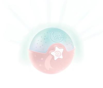 Meegroeilamp INFANTINO Projecto lampe roze/wit - thumbnail