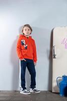 B.Nosy winter hoodie jongens - rood - Sep - thumbnail