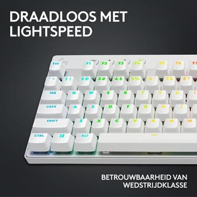 Logitech G Pro X TKL toetsenbord Draadloos Wit - GL Tactile
