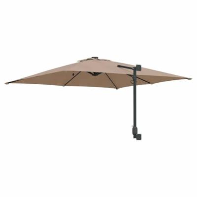 Tuinparasol Taupe 248.5 x 247.5 x 160 cm Stof