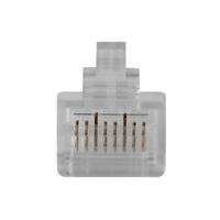 ACT TD168M RJ45 (8P/8C) CAT6 Unshielded Modulaire Connector - 25 stuks - thumbnail