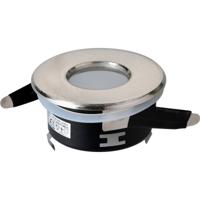 Spot Armatuur GU10 - Aigi - GU10 Inbouwspot - Waterdicht IP65 - Rond - Chroom - Aluminium/Glas - Ø82mm - thumbnail