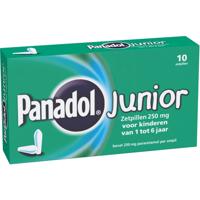 Panadol Junior Zetpillen 250mg 1-6 Jaar - thumbnail