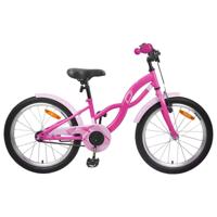 Kinderfiets 20 Inch voor 6-11 jaar oud Donkerroze - thumbnail