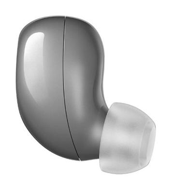 KEF Mu3 Noise Cancelling True Wireless In-Ear Oordopjes, Zilver Grijs