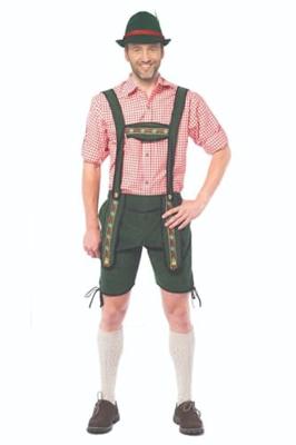 Lederhose lang donkergroen Johann