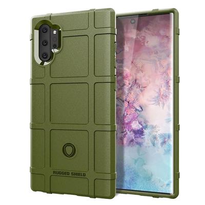 Schokbestendige beschermer cover volledige dekking siliconen case voor Galaxy Note 10 Pro/Note 10 + (groen) Schokbestendige beschermer cover volledige dekking siliconen case voor Galaxy Note 10 Pro/Note 10 + (groen)