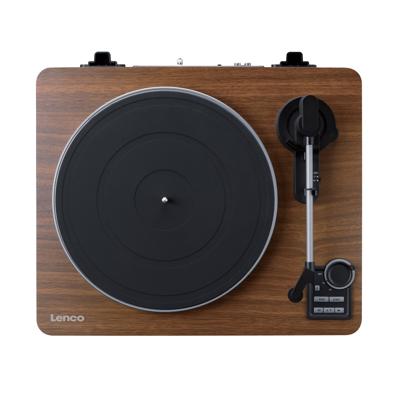 Volautomatische platenspeler met Bluetooth® transmissie en voorversterker Metalen platenspeler en toonarm Hout Volautomatische platenspeler met Bluetooth® transmissie en voorversterker Metalen platenspeler en toonarm Hout