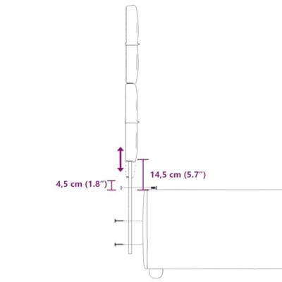 Boxspring met matras stof donkerbruin 90x200 cm